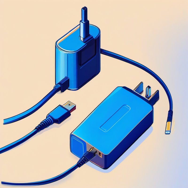 Charger Compatible with HP Laptop Computer 65W 45W Smart Blue Tip Power Adapter