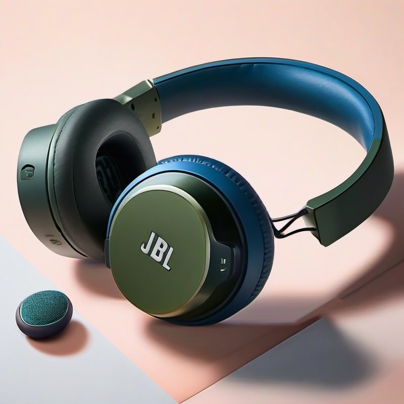 Illustrative image for JBL Tune 510BT - Bluetooth headphones with up to 40 hours battery, microphone for call, foldable and comfortable, Android and iOs compatible (Black)