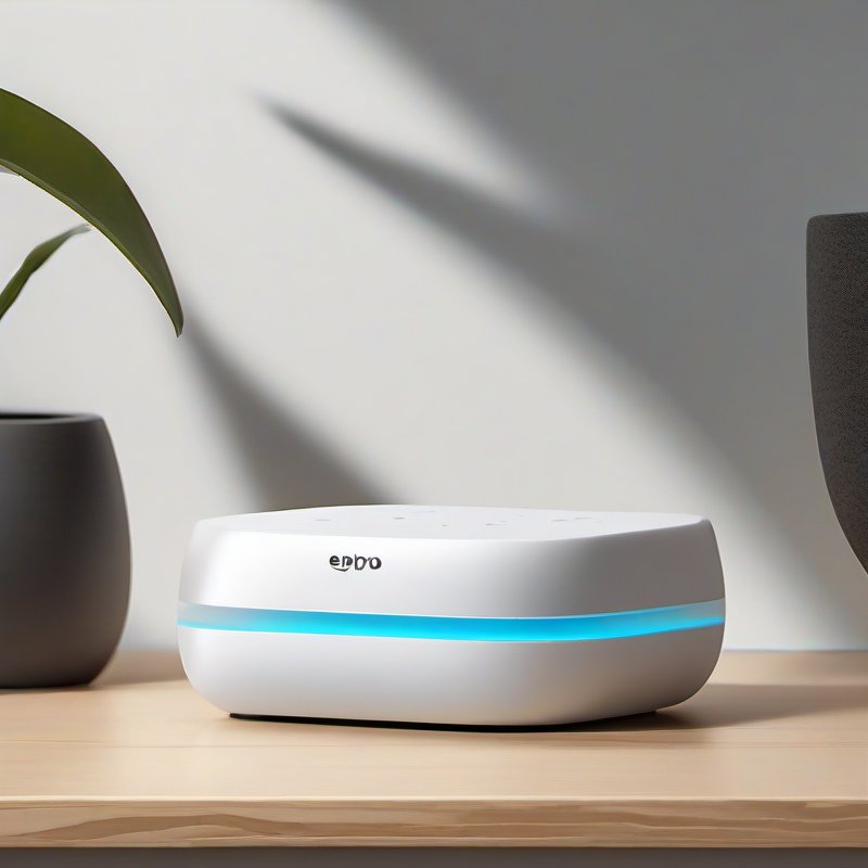 Illustrative image for Amazon eero 6+ mesh wifi system - Supports internet plans up to a Gigabit, Coverage up to 4,500 sq. ft., Connect 75+ devices, 3-pack