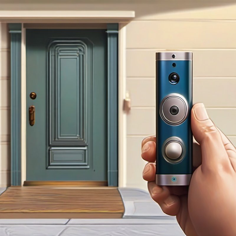 Blink Video Doorbell (newest model) – Head-to-toe HD view, two-year battery life, and simple setup. Required Sync Module not included – Add-On (Black)