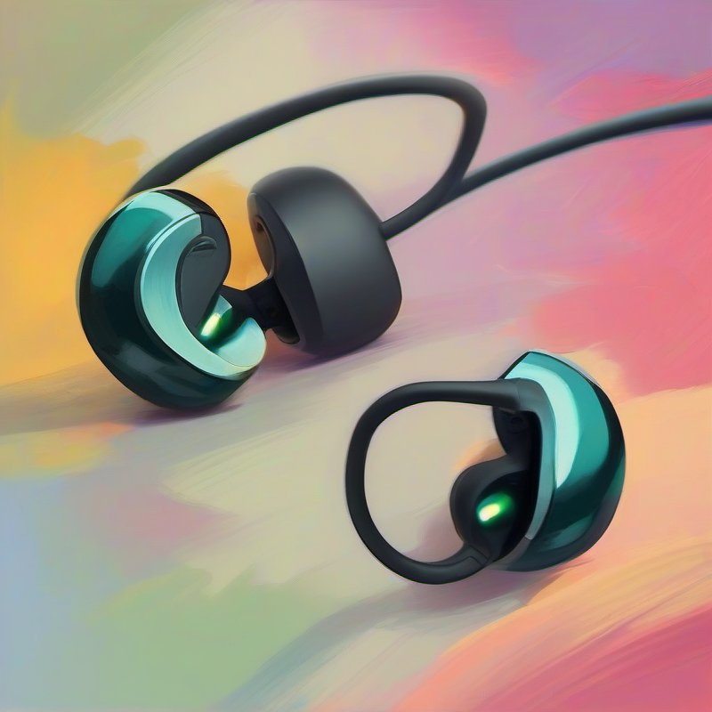 Illustrative image for Wireless Earbuds, Bluetooth 5.4 Headphones Bass Stereo, Ear Buds with Noise Cancelling Mic, LED Display in Ear Earphones Clear Calls, IP7 Waterproof Bluetooth Earbuds for Phones/Sports/Laptop, Black