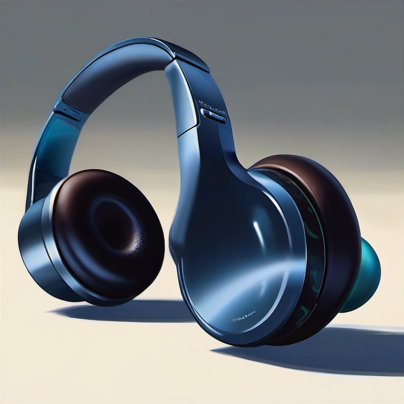 Illustrative image for JLab JBuds Lux ANC, Over Ear Headphones, Active Noise Cancelling, Bluetooth, Limited Edition Navy